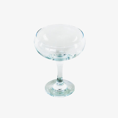 Glass Champagne Saucer- Signature