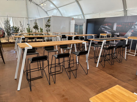 Briar Bar Leaner - Wooden top