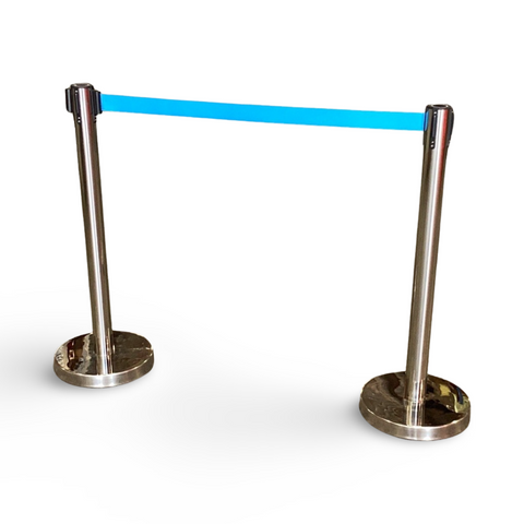 Tape Barrier - Chrome
