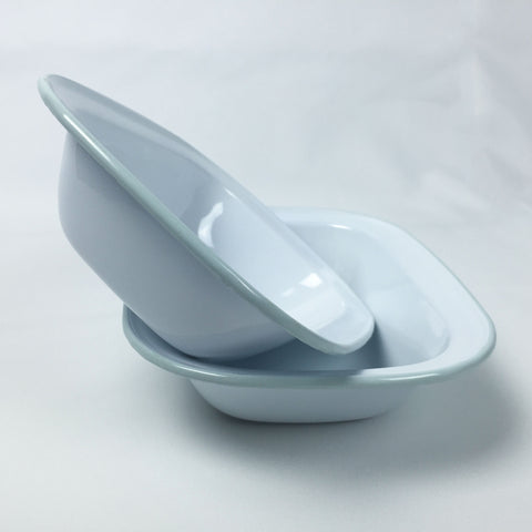 Serving Dish- Enamel Tin Blue