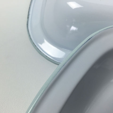 Serving Dish- Enamel Tin Blue