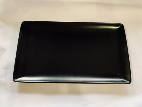 Platter- Black Rectangle China 34 x 20