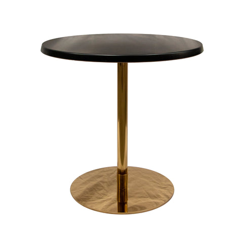 Ideal Café Table-Gold Base