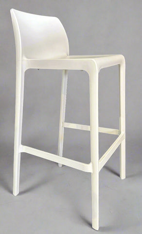 Bobi - Bar stool White- 750mm