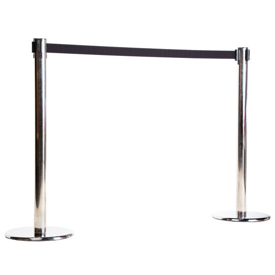 Tape Barrier - Chrome