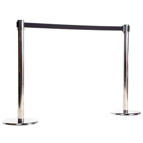 Tape Barrier - Chrome