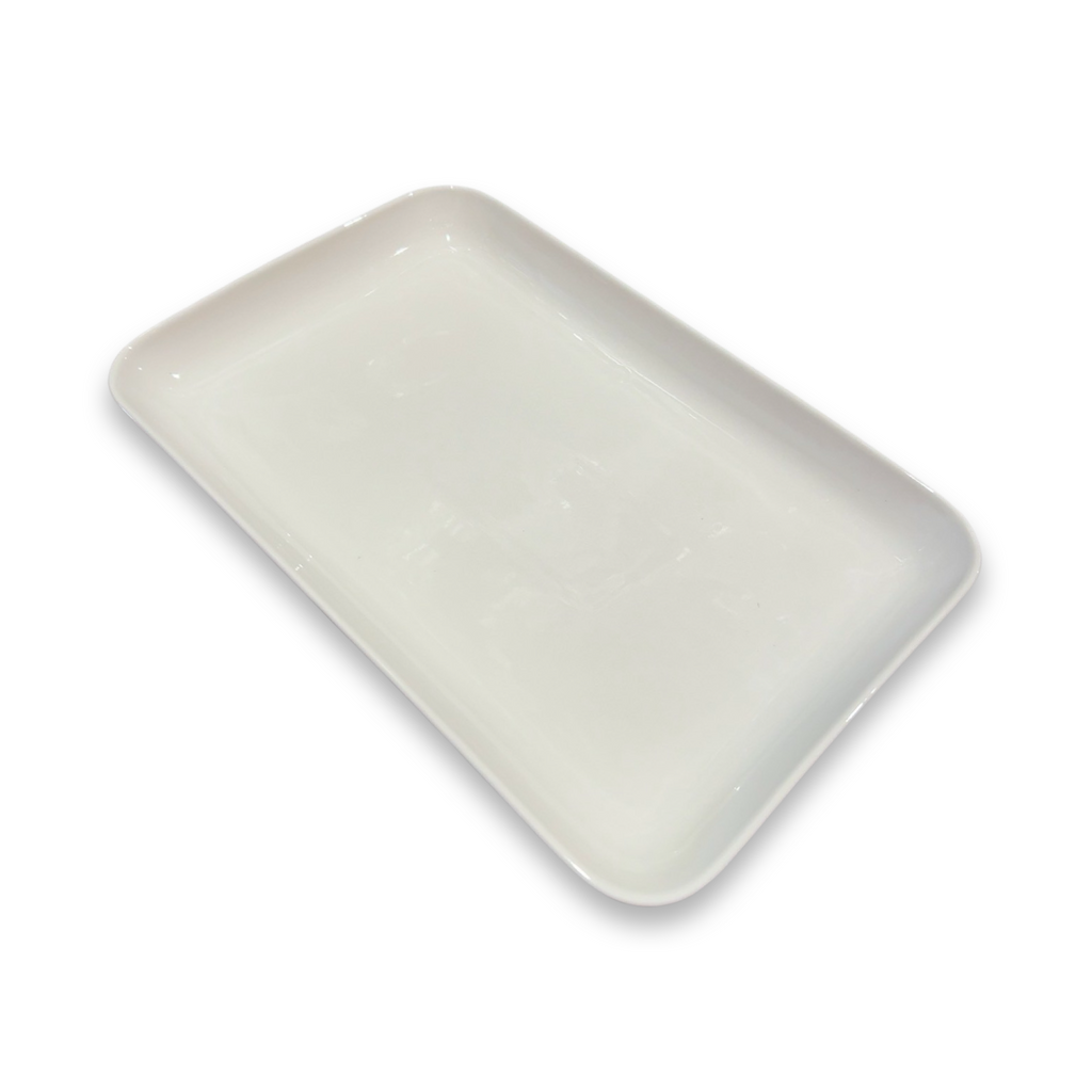 Platter White China 40cm x 26cm