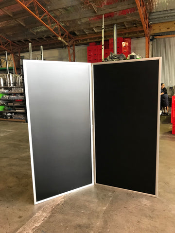 Solid Black Screen- 2 panel