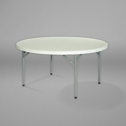 1.8m diameter Round Table with folding legs 