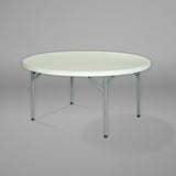 1.8m diameter Round Table with folding legs 