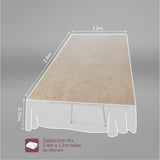 White Table Cloth for banquet table