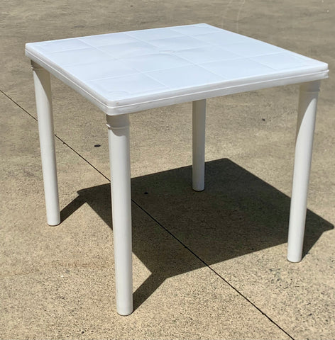 White Table Square - 760mm