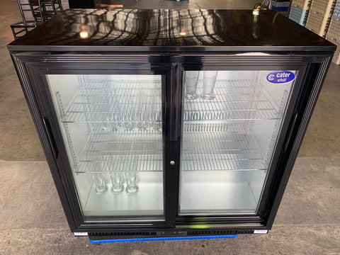 Fridge with glass doors BAR- 208L