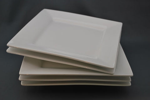 Square China Plate 30cm