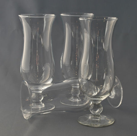 Glass Hurricane Cocktail