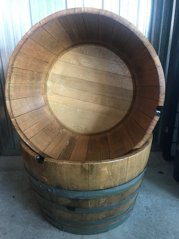 Half Wine Barrel.