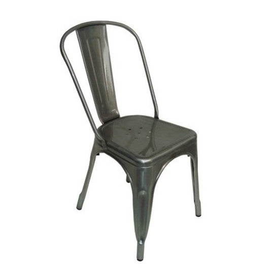 Chair- Tolix Metal Silver