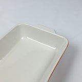 Serving Dish- Enamel Cast Iron Orange