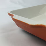 Serving Dish- Enamel Cast Iron Orange