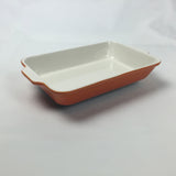 Serving Dish- Enamel Cast Iron Orange