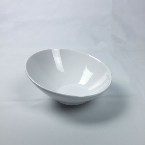 Slanted China Salad Bowl 