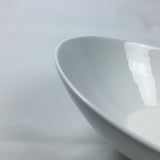 Slanted China Salad Bowl 25cm 