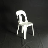 Chair- White Resin Barrel