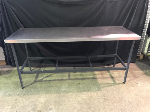 Table- Stainless Preparation/ Bar with Feet