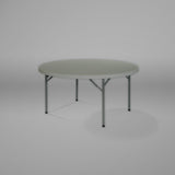 1.5m diameter Round Table with folding legs 