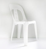 Chair- White Resin Barrel